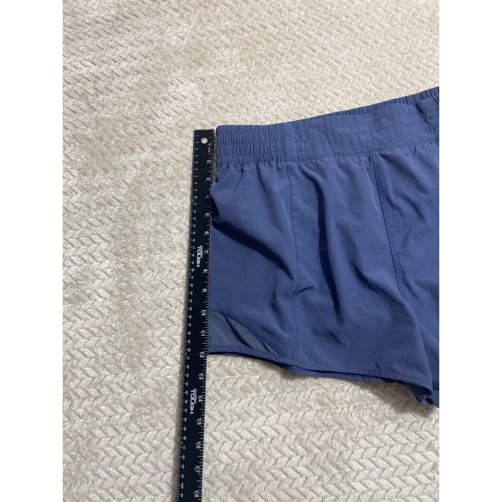 SO Womens Active Shorts Blue Mesh Trim Elastic Waist Running Gym XL - Picture 5 of 5